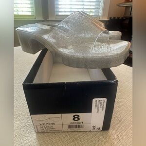 Crown & Ivy Sparkle Hyacinth Slide Sandals